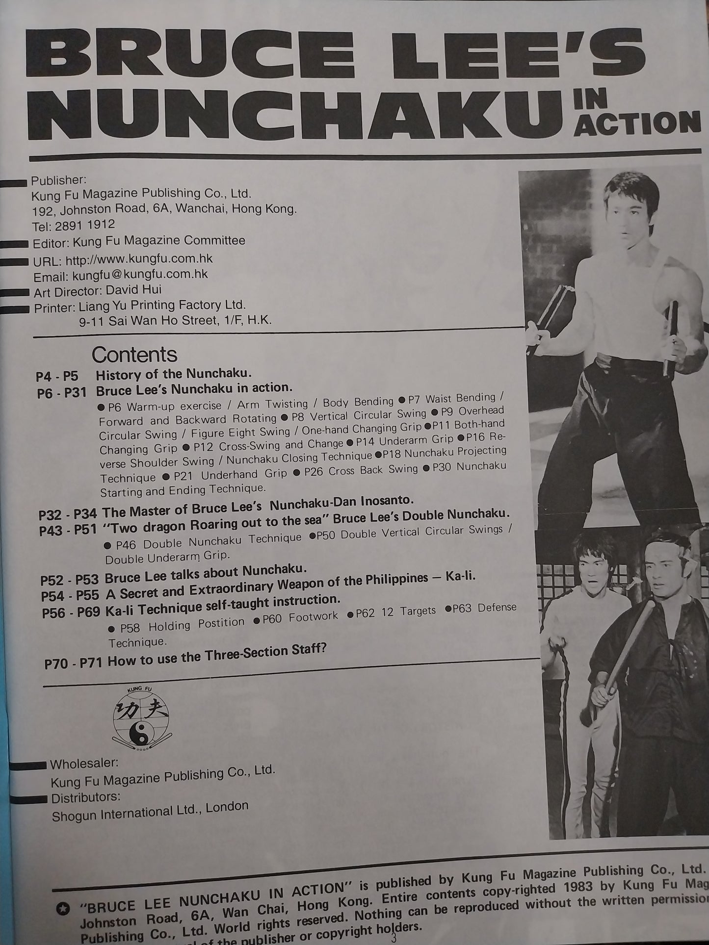 Bruce Lee's Nunchaku in Action