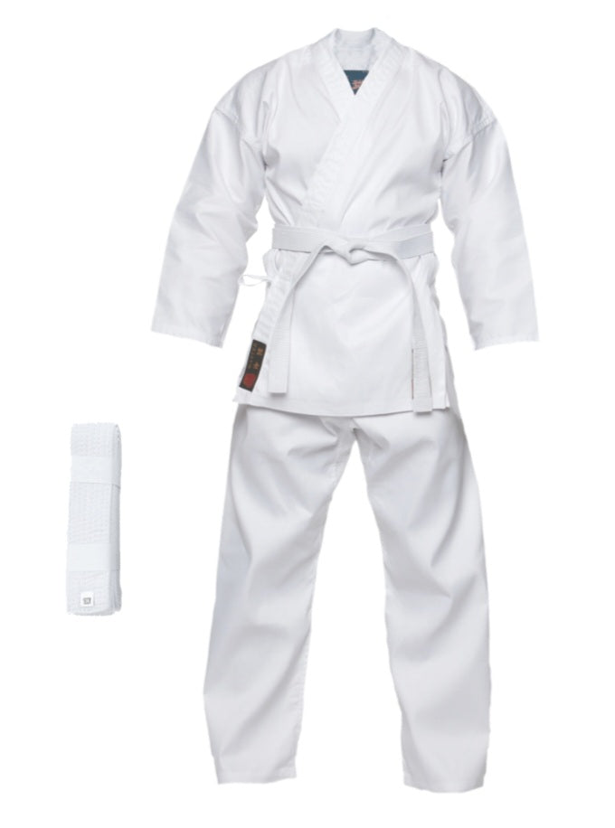 KARATE SUIT 7.5OZ (ADULT) BLACK / WHITE