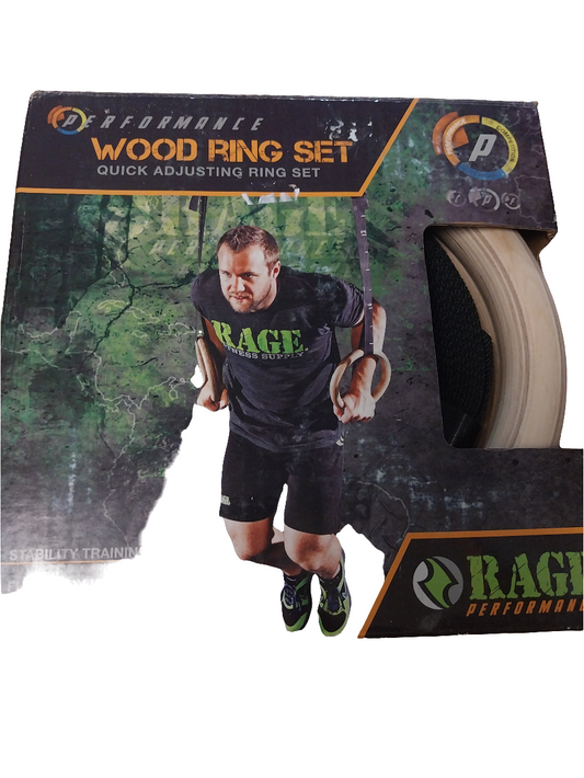 Rage Wood Ring Set