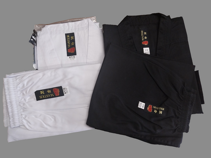 KARATE SUITS 7.5OZ (Child)  Black -  White