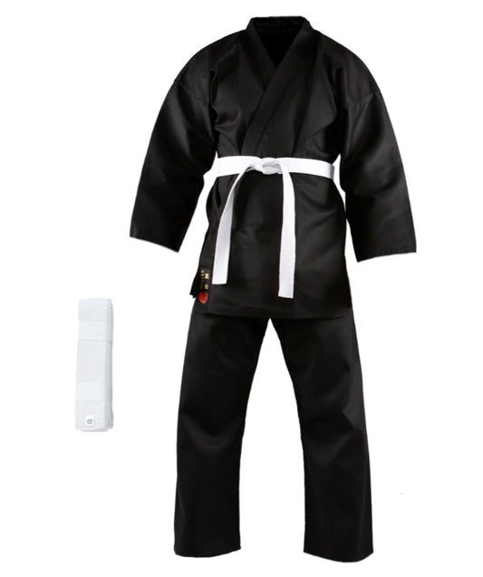 KARATE SUITS 7.5OZ (Child)  Black -  White